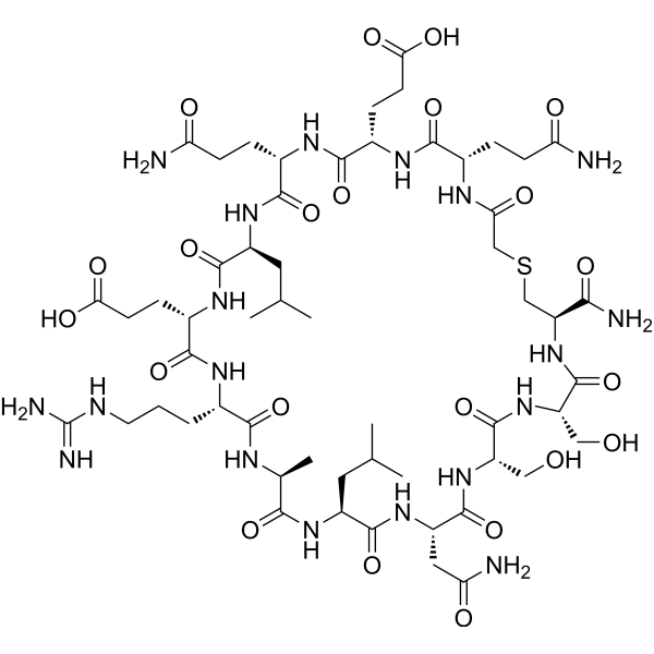 Thioether-cyclized helix B peptide, CHBP 1453840-35-1